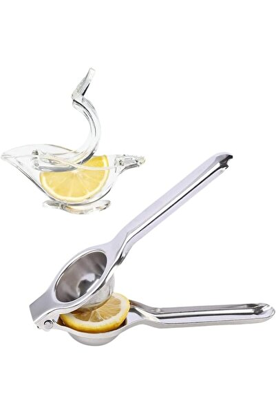 GENERAL 2 Pack Lemon Squeezer Set - Acrylic Clear Bird Manual Citrus Juicer +...