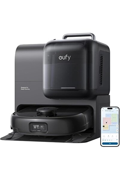 eufy E28 Omni Robot Vacuum Cleaner with Mop, HydroJet System, Portable Deep C...