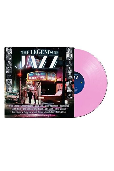 Genel Markalar The Legends of Jazz Plak Pembe Renkli – Frank Sinatra, Louis A...