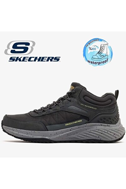 SKECHERS حذاء بوندر آر إس إي 232961 مقاوم للماء للرجال باللون الرمادي