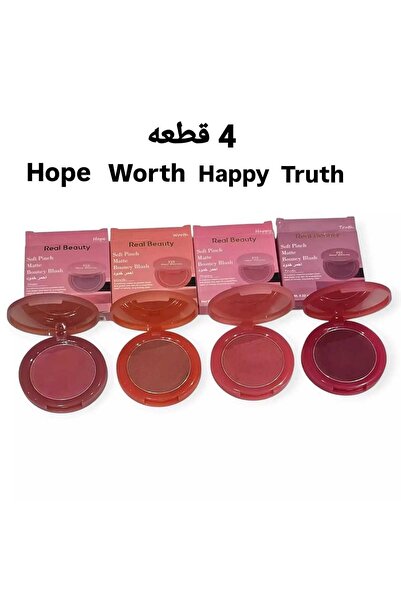 Realbutik real beauty 4 Color Blush Set