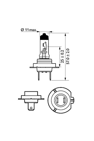 Philips Saeco Bec, far faza lunga PHILIPS 12972VPS2