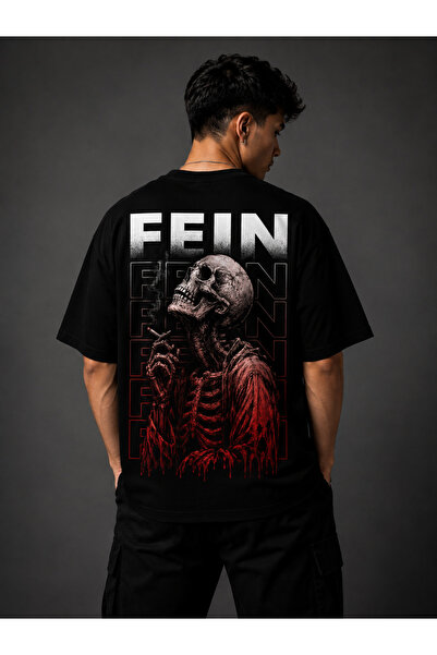 FEIN Baskılı Streetwear Unisex Oversize Tişört