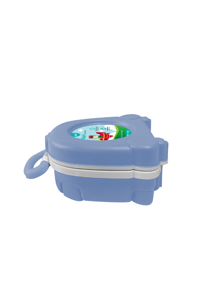 Moon Nuni Travel Potty Seat | Portable Foldable Toddler Toilet Training Seat for 0–3 Years-Blue