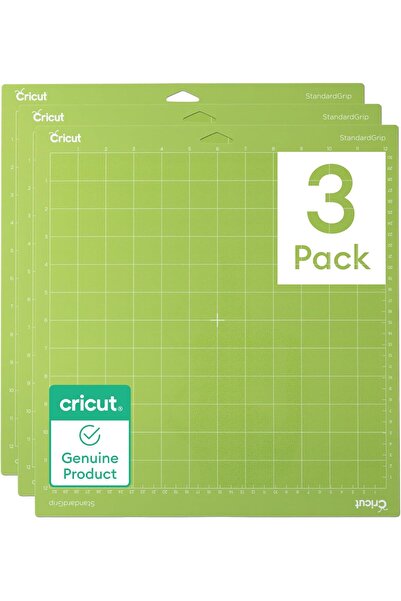 Generic Cricut 3Pack Standardgrip Cutting Mat 12X12 3 Pack Amz, 12"X12", Gree...