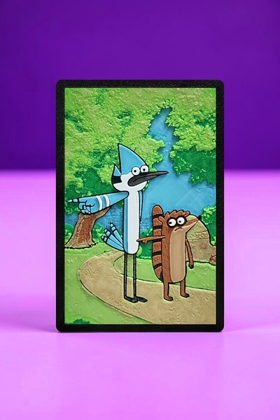 Saes Labs Sürekli Dizi Regular Show 3D Magnet 6×9 cm