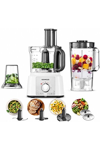 Generic Kenwood Food Processor 1000W Multi-Functional With 3L Bowl, 2 Stainle...