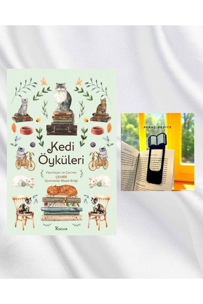 Koridor Yayıncılık Cat Stories / Paperback / Book with Figures Bookmark Gift
