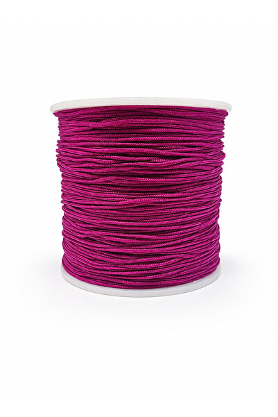 yfhobi 10 Metre - 0.80 mm, BİLEKLİK İPİ, KOYU FUŞYA RENK, PARAŞÜT İPİ, KOD-F1009