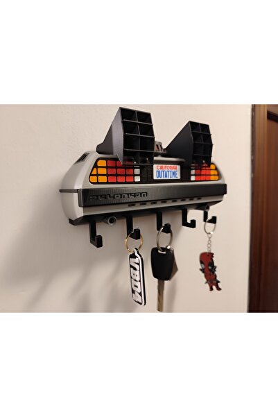 bambam 3d Επιτοίχια θήκη κλειδιών DeLorean Back to the Future – Νοσταλγική & ...