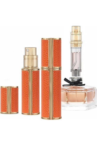 muilsae زجاجة عطر بخاخة سعة 5 مل، موزع عطر جلدي قابل لإعادة التعبئة AG00WH، ح...