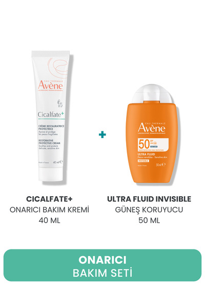 Avene Cıcalfate+Ultra Fluıd Invısıble Onarıcı Bakım Seti