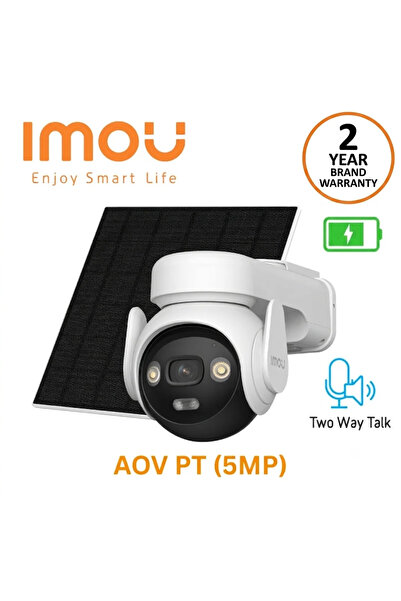 Imou IPC-B7ED-5M0TEA-EU/FSP14 5mp Dış Ortam Wifi+4g Kamera ve Solar Panel Kit...