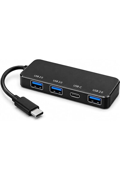 Generic موزع USB C متعدد المنافذ 4 في 1، 3 منافذ USB-A ومنفذ USB-C واحد، مصنو...