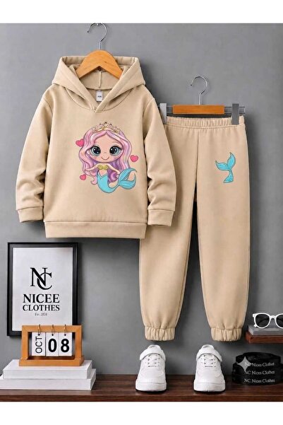 NC Nicee Clothes Παιδικό Σετ Φόρμας Unisex (Ροζ Σχέδιο Ψαριού για Κορίτσια, Χ...