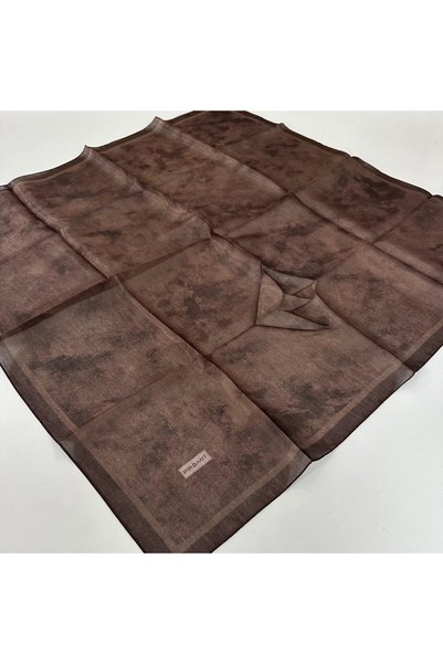Generic Brand Pyramid Elegant Cinnamon Scarf Cloud Pattern