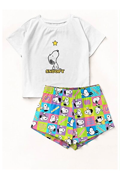 Silona Homewear Set de pantaloni scurți Zeex Snoopy 5 supersoft