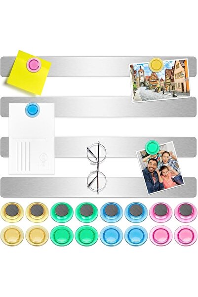 Yelajoy شرائط مغناطيسية من الفولاذ المقاوم للصدأ مقاس 30×3 سم (11.8×1.2 بوصة)...