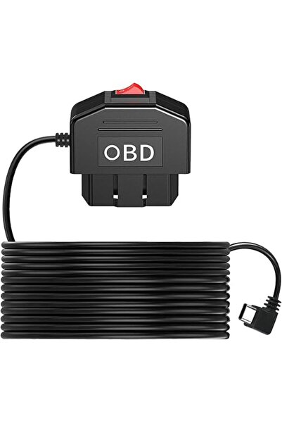 ANYUAN طقم توصيل كاميرا لوحة القيادة OBD، كابل طاقة USB من النوع C لكاميرا لو...
