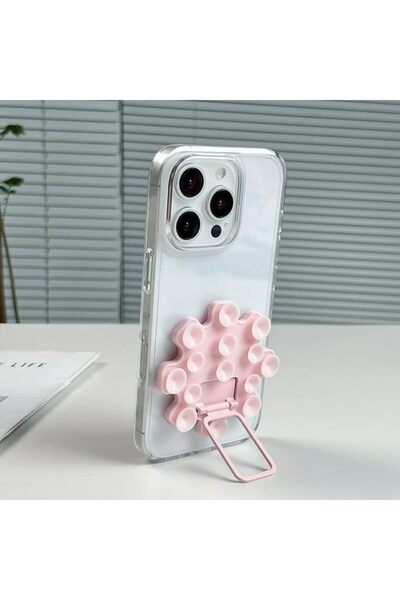 TERRIFI Silicone Suction Cup Phone Holder, Sticky Grip Mount with Bracket, Ha...
