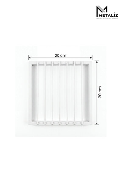 Generic Brand Heat Resistant White Trivet 20X20 cm – Metal Pot Mat