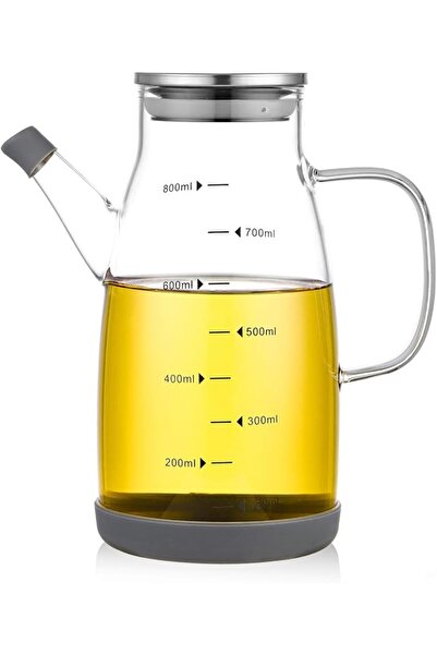 KASTWAVE Glass Oil Dispenser Bottle - Glass Olive Oil Bottle for Kitchen, Wid...