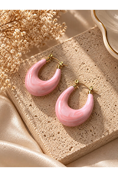 lavanderopa Rose Steel Earrings