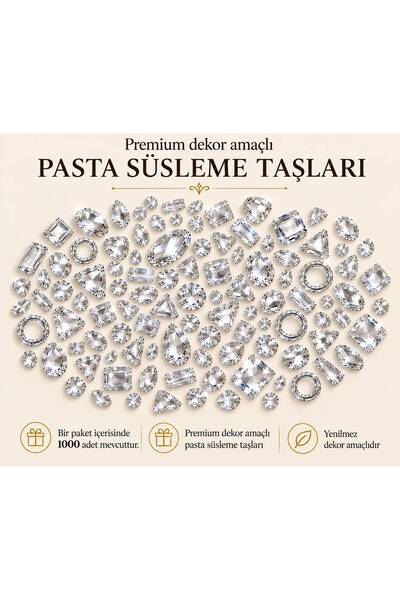 VS ACCESSORY Cake Decoration Stone