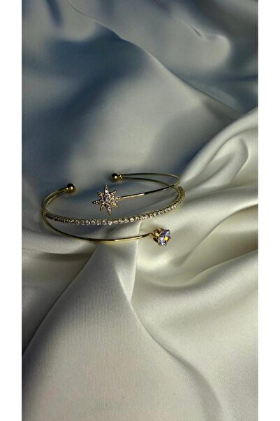 MİNNA JEWELRY ALTIN KAPLAMA ÇELİK KELEPÇE