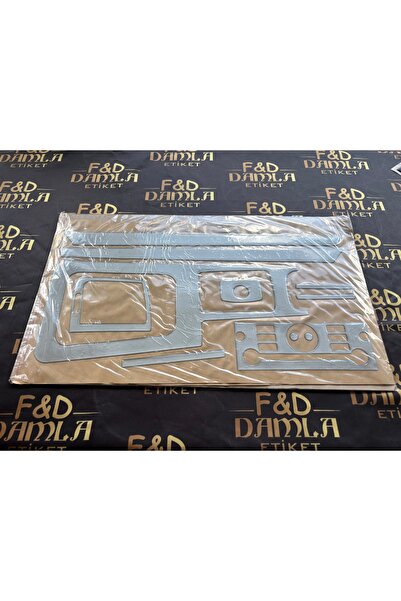 FD Damla Etiket مجموعة كاملة من غطاء الصدر الأمامي من خشب الماهوجني لسيارة بي...
