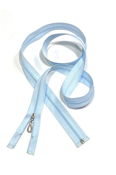 karantuhafiye Ferace Zipper Fine Tooth / 110 cm / Baby Blue