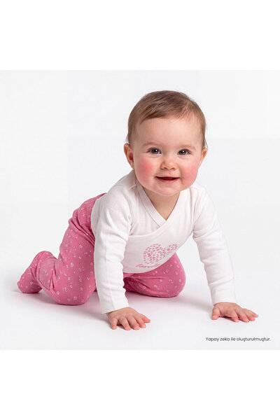 ebebek Hello Baby HelloBaby Yenidoğan Zıbın Body-Patikli A
