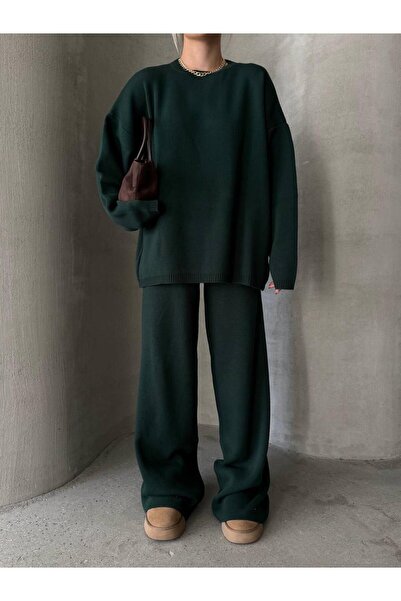 De Pose Oversize Cut Simple Women's Knitwear Set