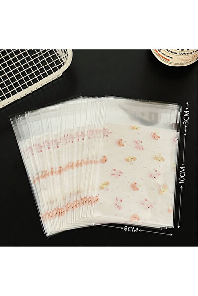 Choice 8x10cm Other A 50pcs 50 Pcs Cute Pet Self Adhesive Bag Candy Packaging...