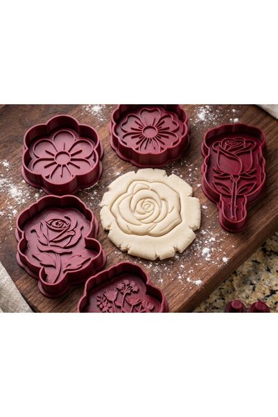 Craftelle مجموعة قوالب الكوكيز والعجين بتصميم خاص لعيد الحب