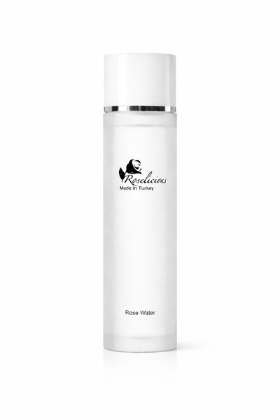 Roselicious Natural Rose Water Glass Bottle Doğal Gül Suyu Cam Şişe