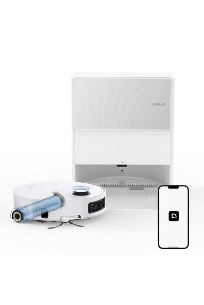 Dreame Aqua10 Ultra Roller Robotic Vacuum Cleaner, White, RLH71DE-1