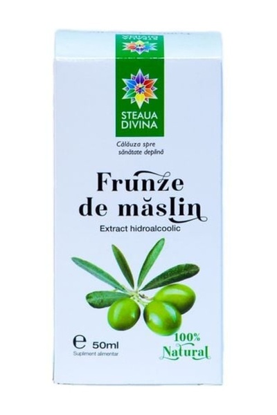STEAUA DIVINA Tinctură de frunze de măslin 50ml