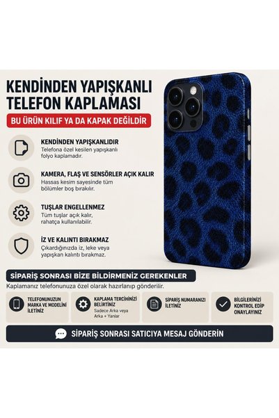 PİYATECH Leopard Pattern 7 — Compatible with All Phones |   After You Place t...
