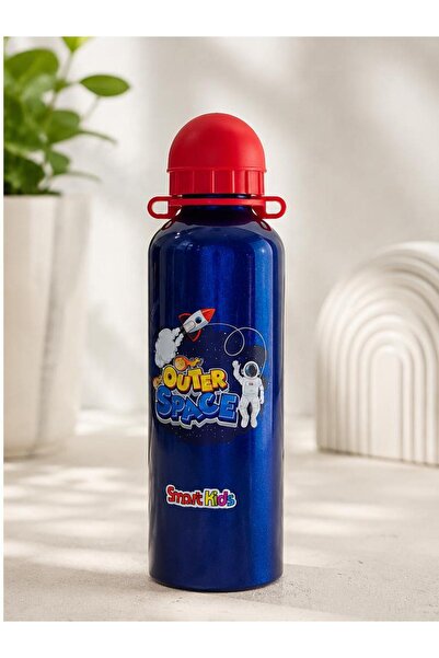 Elifim AVM Smart Kids Temalı Alüminyum Çocuk Matarası (500 ml) 🚀✨