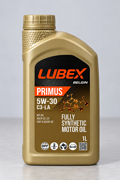 Primus 5W-30 C3-LA 1 Litre Tam Sentetik Motor Yağı API SQ ACEA C2 C3 FIAT 9.55535-S3 DPF (02/05/2026)