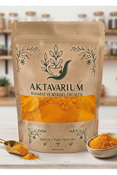 Aktavarium Saf Toz Zerdeçal 250 gr | %100 Doğal, Taze Çekim Baharat | Hint Sa...