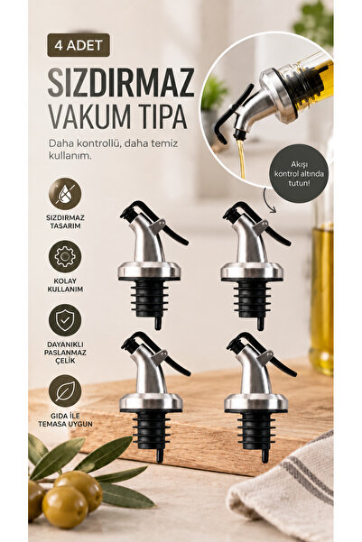dnshome 4 Adet Gümüş Akıtmaz Sızdırmaz Vakumlu Yağdanlık Tıpası Silikon Yağ D...