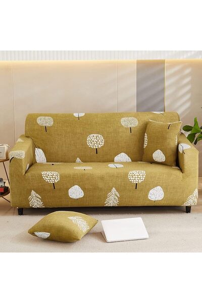 HOUSE OF QUIRK Universal Triple Seater Sofa Cover Big Elasticity Cover for Co...