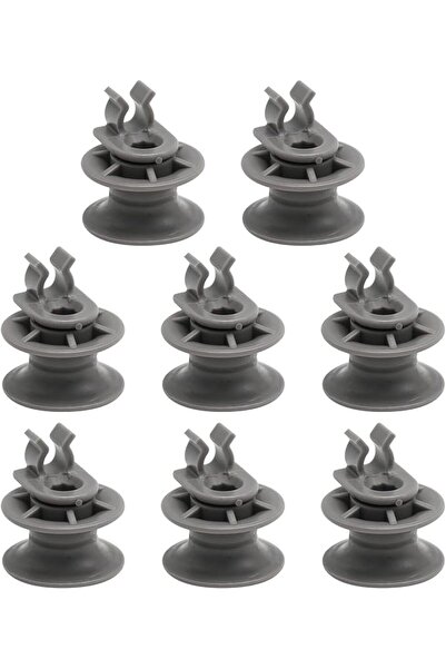 GENERAL 4581DD3002A Dishwasher Upper Rack Wheels 8 Pcs Dishrack Roller and Ax...