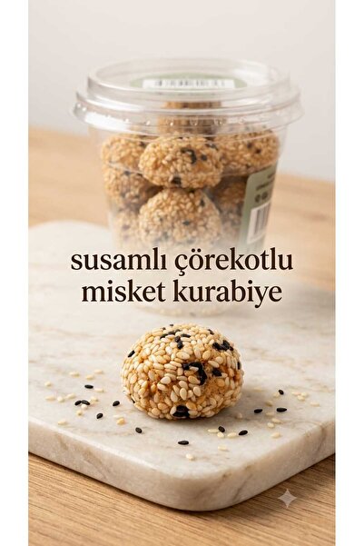 Zakofi Susamlı Çörek Otlu Kurabiye