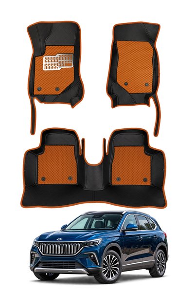 stiloto TOGG 10X SUV (2023-Sonrası) Uyumlu 8D Deri Oto Paspas - Diamond Baskı...