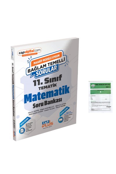 Çap Yayınları 2027 Çap 11. Sınıf Matematik Bağlam Temelli Soru Bankası +ıcebe...