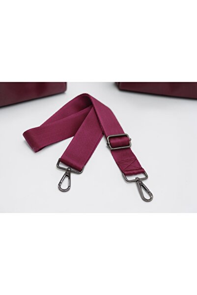 Anatolia Burgundy Polyester Adjustable Bag Strap (4cm X 120 cm)