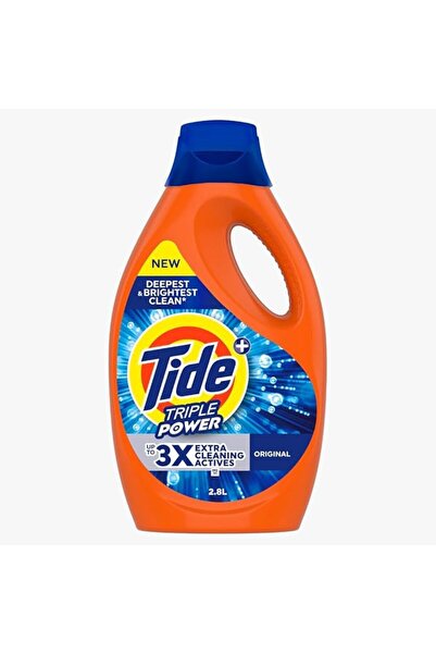 Tides منظف تايد السائل الأصلي ثلاثي القوة، 2.8 لتر